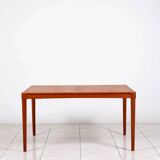 Extendable dining table in teak by H. W. Klein for Bramin Mobler