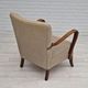 1960s, Danish design, armchair in quality furniture wool fabric.