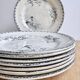 8 assiettes plates - Terre de fer - Choisy-le-roi