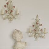 Shabby chic wall lights