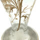 Vase art nouveau avec décor peint de coquelicots et de papillon 1900