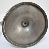 Pair of patinated tin candle holders design metawa holland 70s