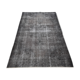 Black & gray tones classic rug 214x110cm