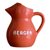 BERGER - Advertising Pichelt in red ceramic - 1960