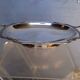 Louis XVI silver plated metal table centerpiece dish