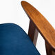 366 armchair / indigo velor