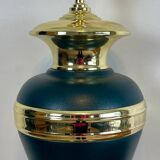 Vintage black and brass living room lamp