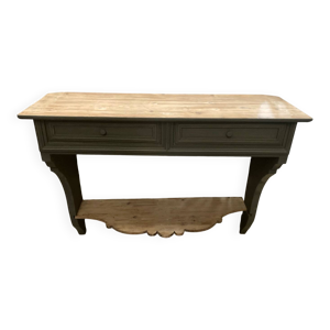 Console ancienne bois