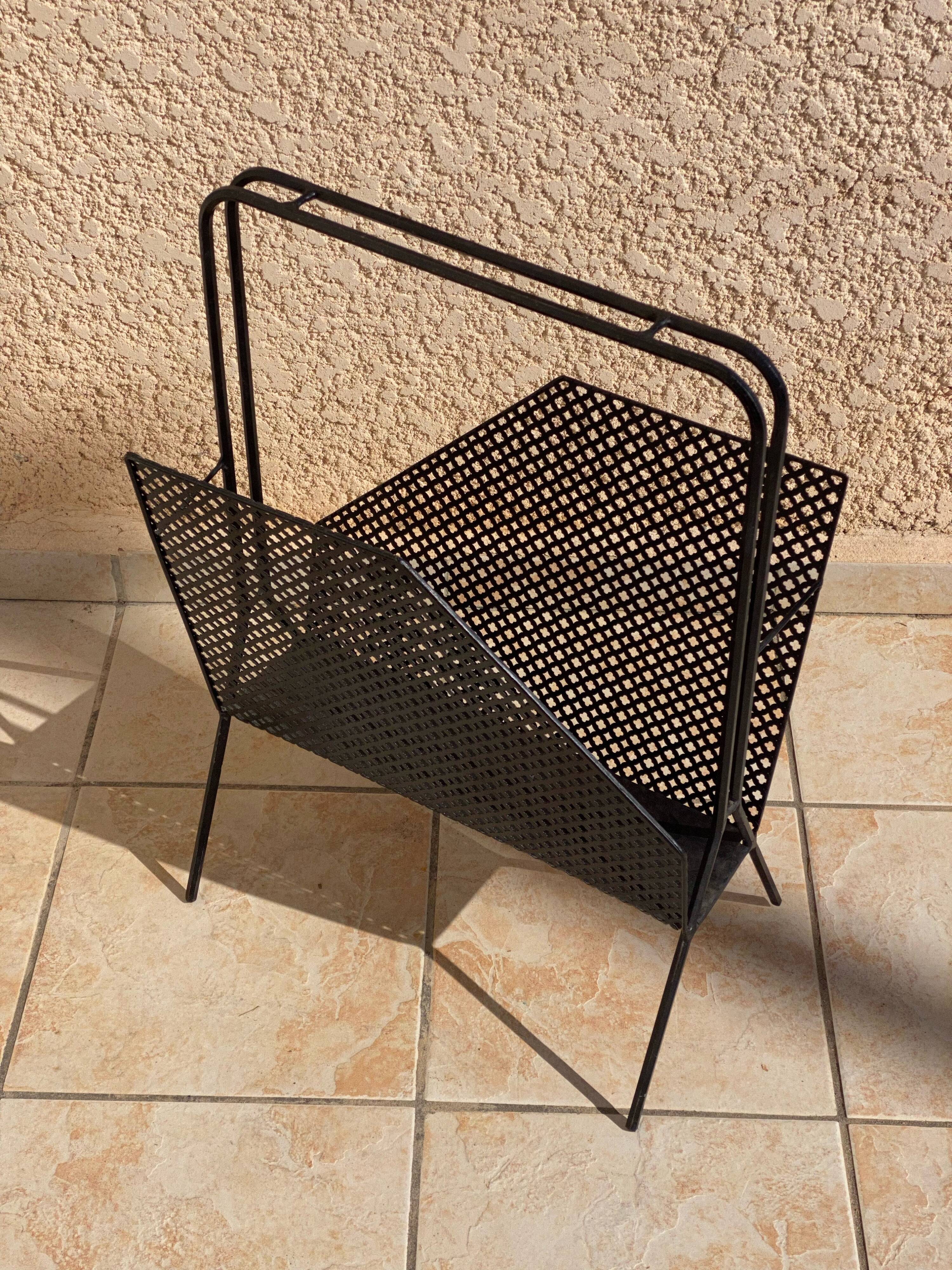 Design magazine holder from the 50s