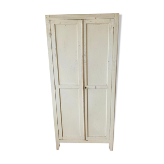 White Parisian wardrobe - 2 doors