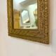Period Mirror with Wooden and Gilded Stucco Frame – 19th Century Patina