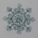 6 assiettes plates compiegne terre de fer