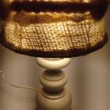 Wooden lamp foot