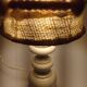 Pied de lampe en bois
