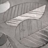 Botanical Engraved Vintage Serving Tray, 1940s