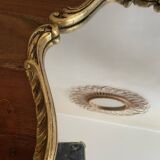 Baroque style mirror in gilded wood