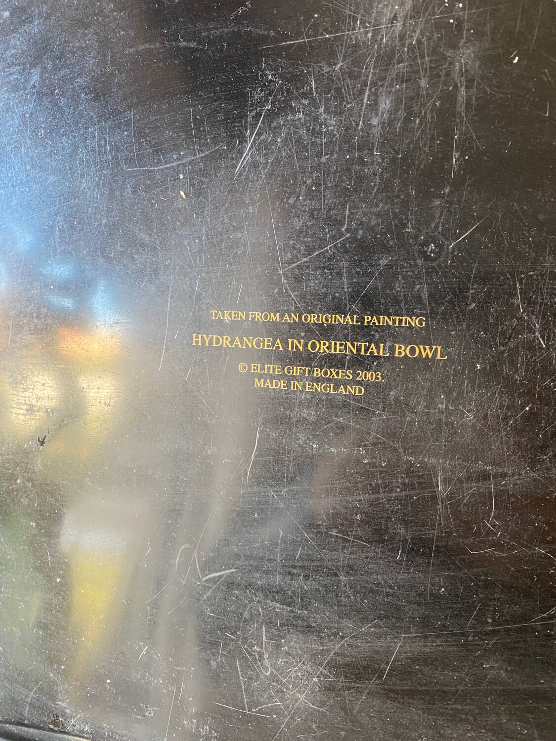 Large tray made in England