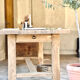Large farmhouse table - solid oak - drawer