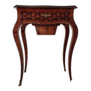 Table de toilette en - marqueterie