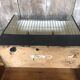 Ancienne petite cage a oiseaux caoa bois + métal + bac plastique vintage
