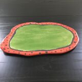 Dessous de plat vert et rouge