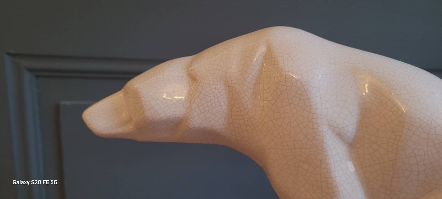 Cracked ceramic bear 1930