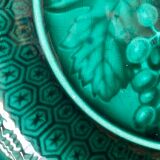 Sarreguemines plate french majolica from the 1870s