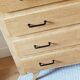 Commode vintage chêne et pieds compas rénovée