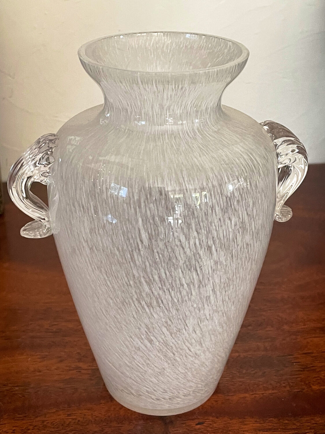 Vintage Murano amphora vase