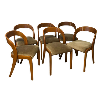 Series 6 vintage chairs baumann modem 14 sled