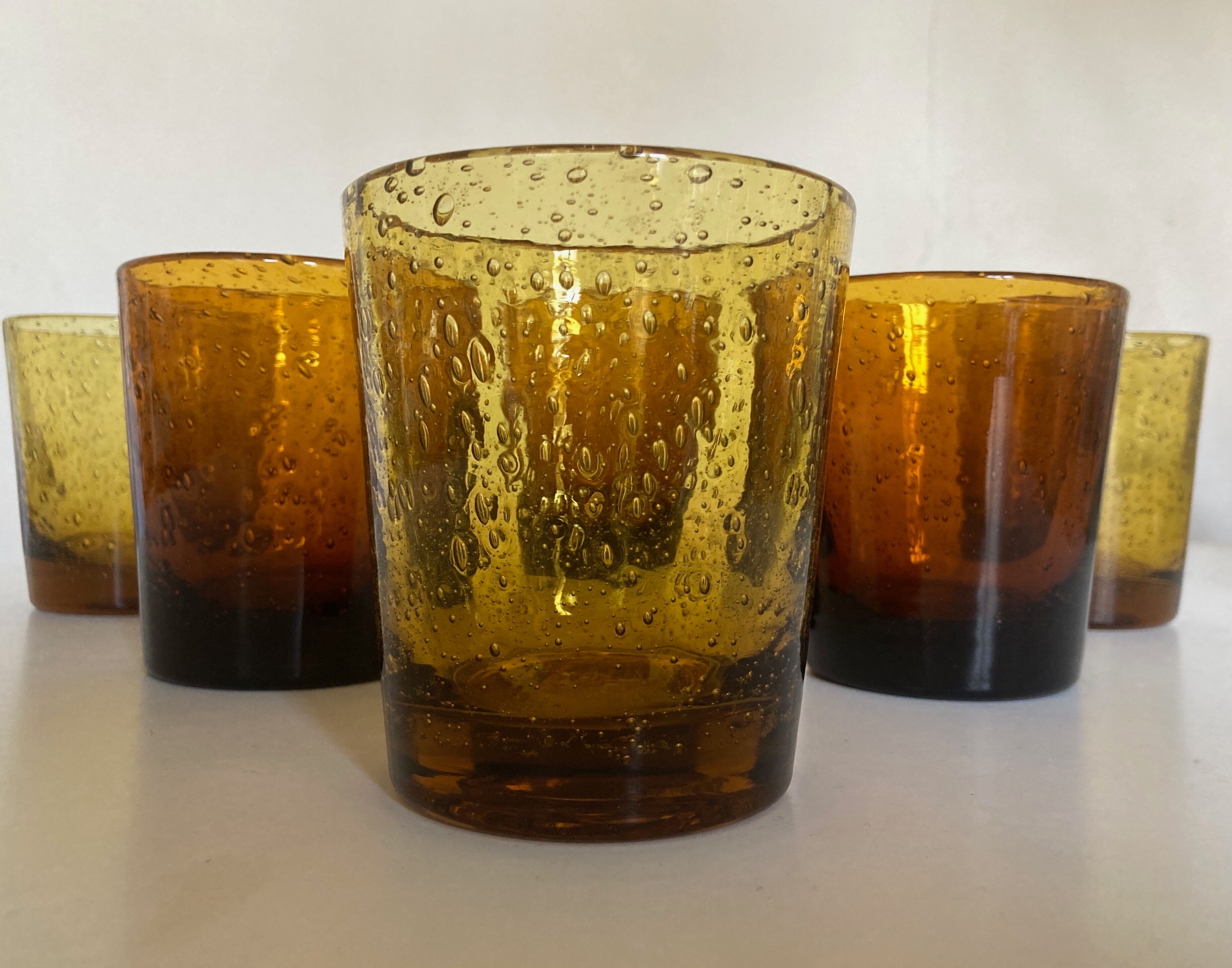 Set de 6 verres de Biot 1960