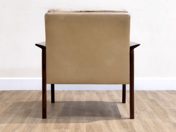 Hans Olsen rosewood chaise longue