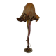 Mushroom-shaped glass paste lamp