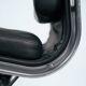 Bureau Eames Softpad marron, chaise EA418 Herman Miller, années 1980