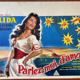 Original cinema poster "Parlez-moi d'amour" Dalida 36x54cm 1961