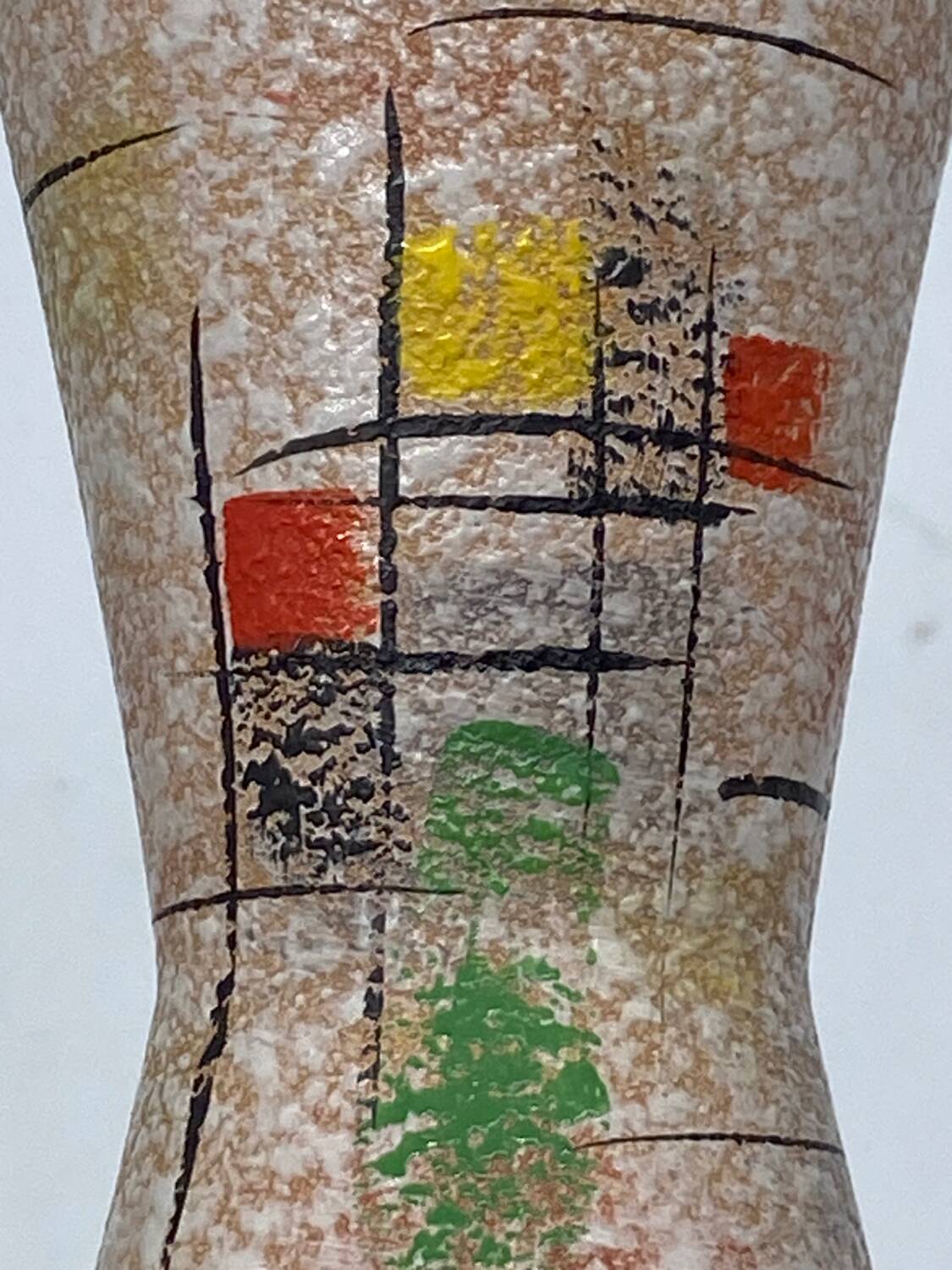 Vintage FOREIGN diabolo vase, German circa 1950 / 1960