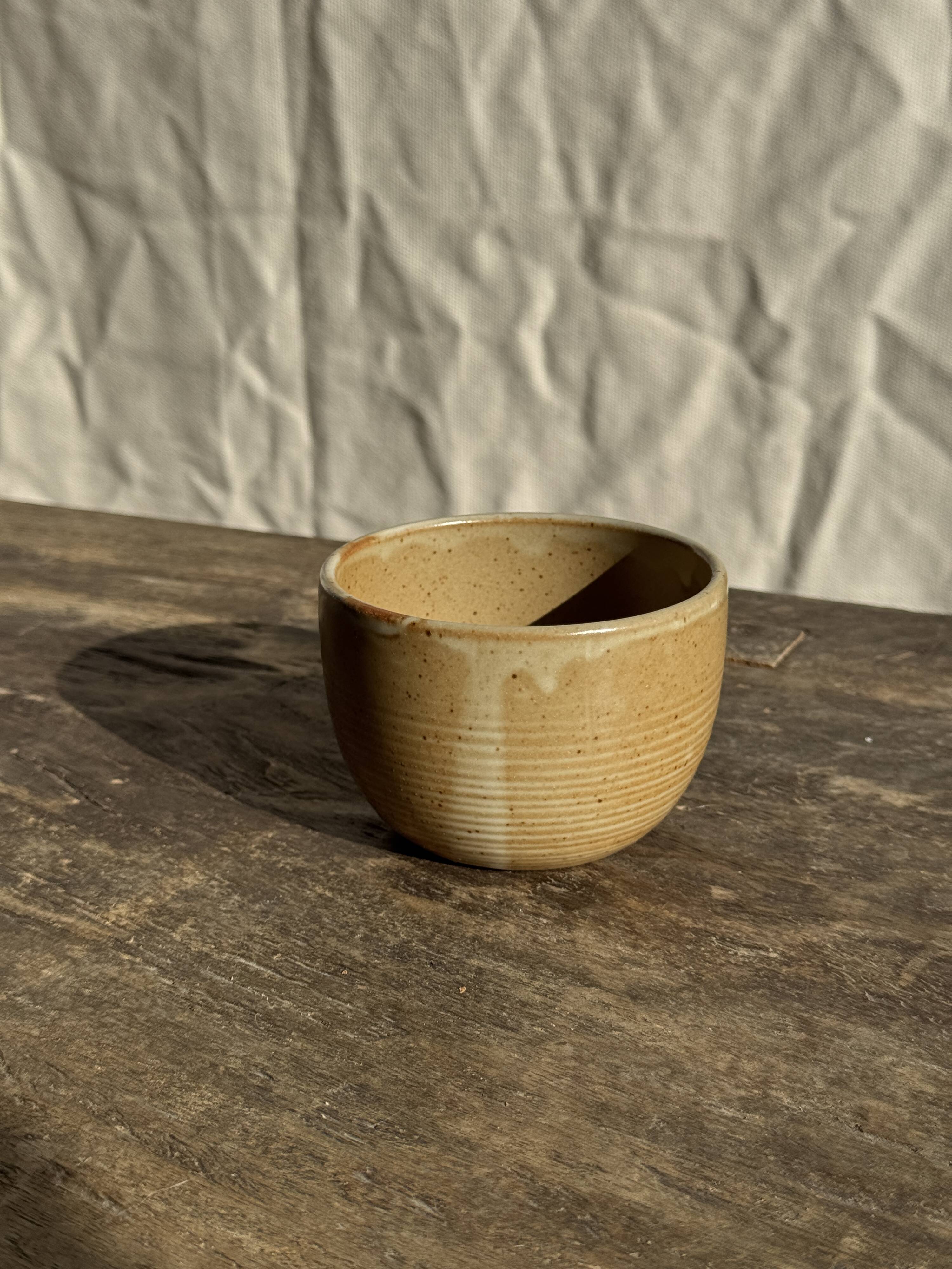 Mini stoneware bowl CNP Village France H7.5 D12