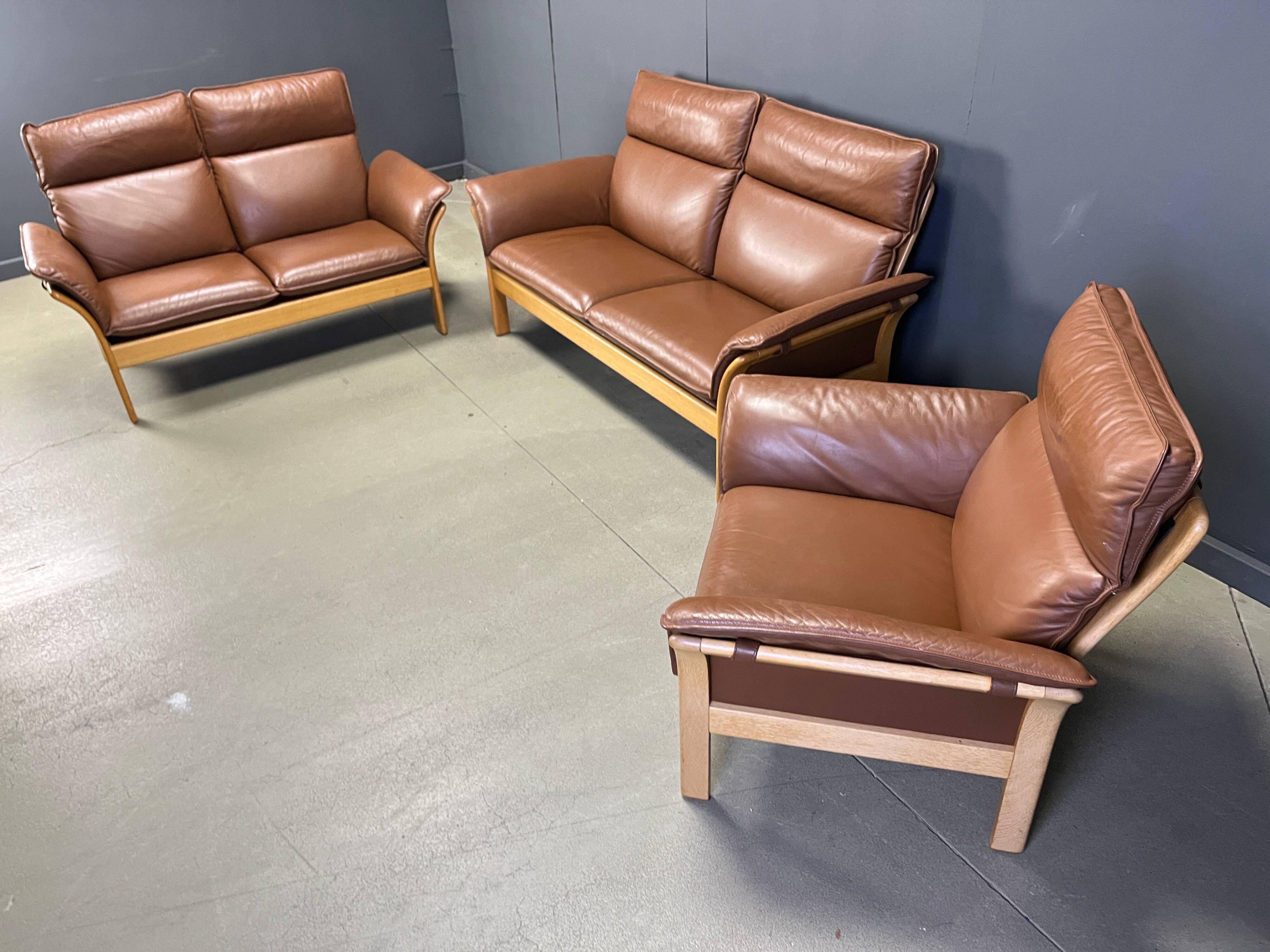 Vintage Scala sofa set by Dreipunkt International, 1970s