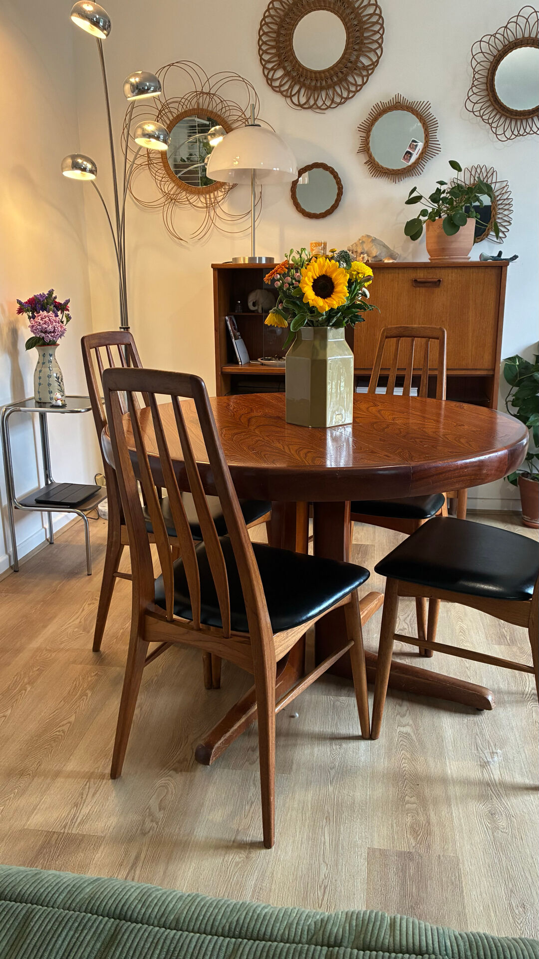 5 Niels Koefoed teak chairs stamped – Denmark – Scandinavian design