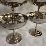 6 coupes à glace Letang Remy et 6 cuillères assorties