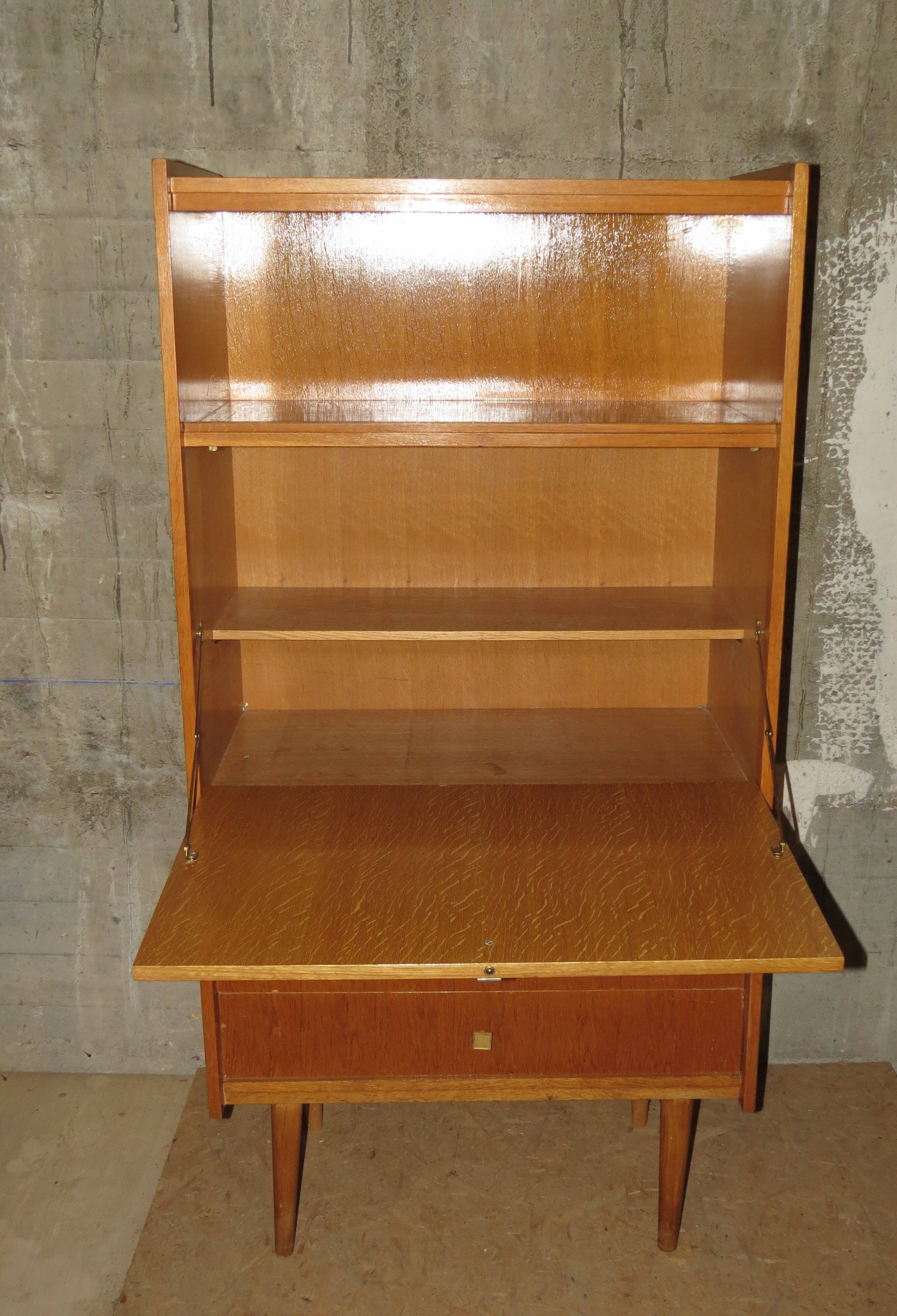 60's secretary with 3 drawers