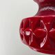 Red glass pendant by Peill and Putzler 1960