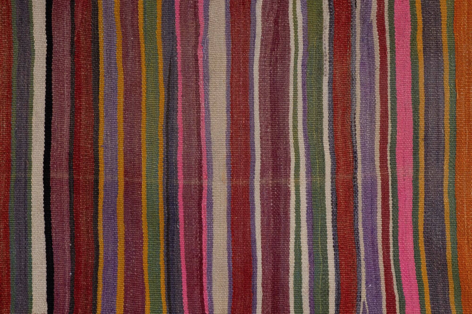 Vintage Turkish hallway rug 77x348 cm