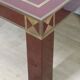 Vintage Jean-Claude Mahey coffee table in lacquered wood and brass, 1970