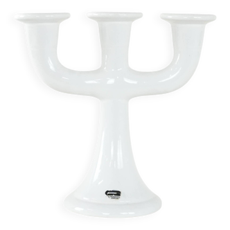 Ceramic candlestick, Swedish design, 1970s, manufacturer: Guldkroken Hjo