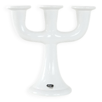 Ceramic candlestick, Swedish design, 1970s, manufacturer: Guldkroken Hjo