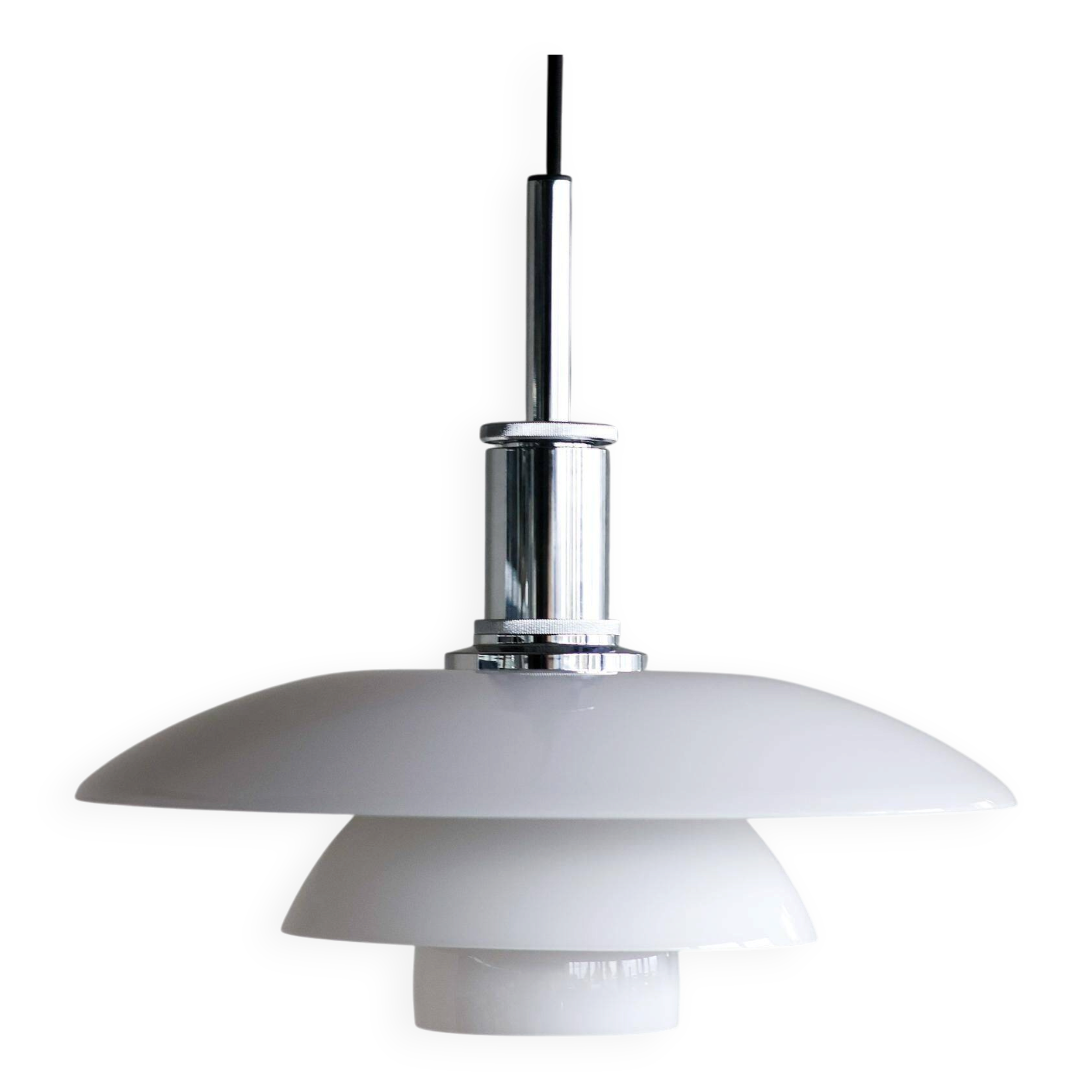 Poul Henningsen PH 4½-4 Glass Suspension Light by Louis Poulsen