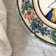 Quimper Breton plate and flowers