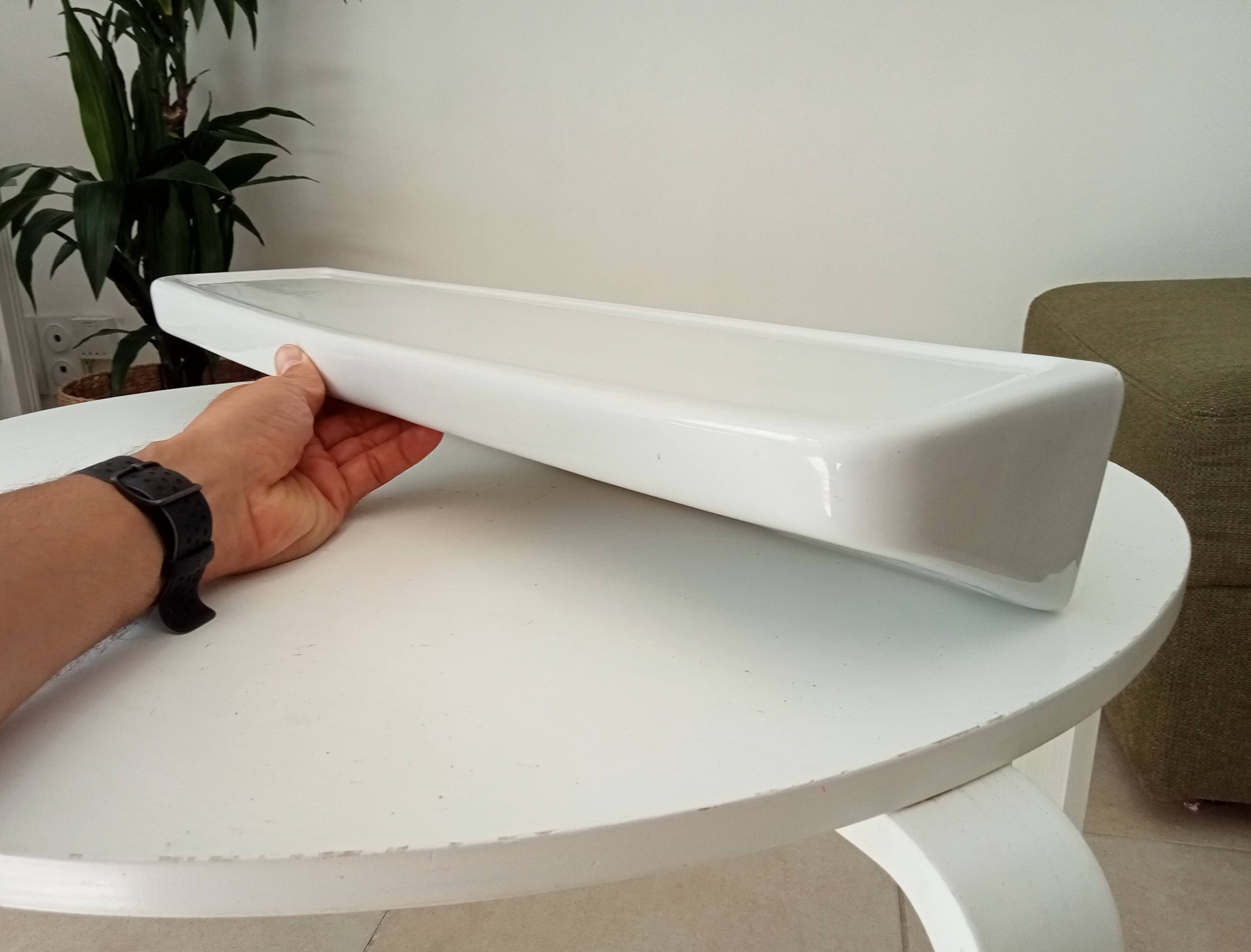 Vintage ceramic wall shelf from the 60s/70s