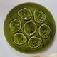 Green oyster plate